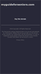 Mobile Screenshot of myguideforseniors.com